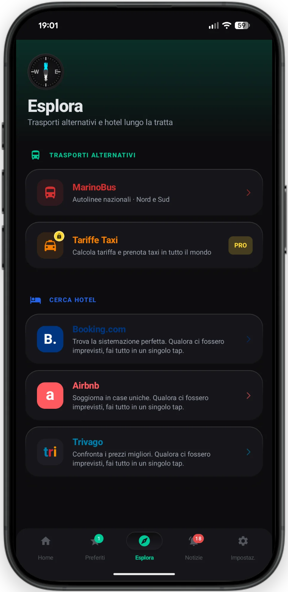 Explore Screen